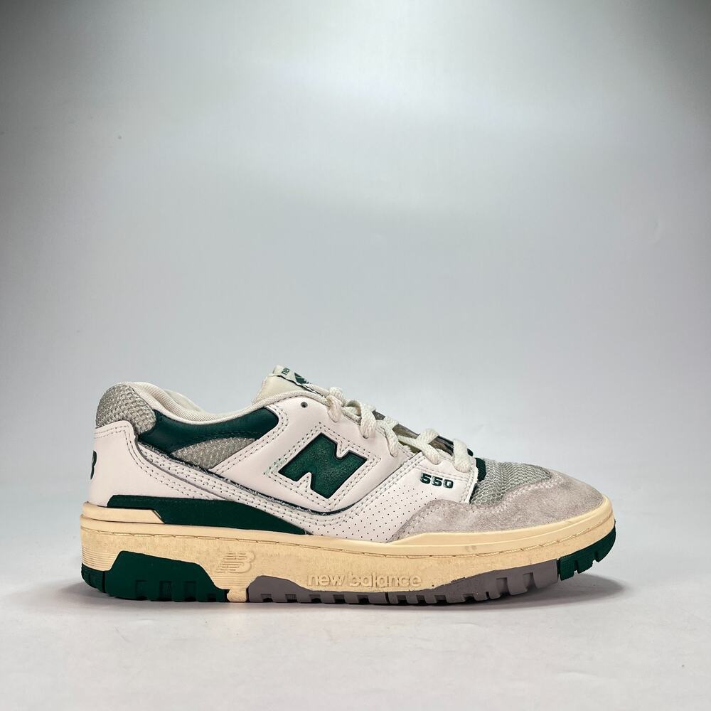 New Balance 550 Marsh Green Sea Salt Retro Shoes Sneakers GSB550CS Men's Size 7